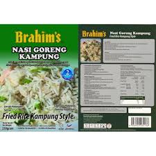 Put water convolvulus or choy sum. Brahim S Nasi Goreng Kampung Fried Rice Kampung Style Brahim Brahims Bmrter Halal Shopee Malaysia