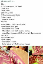 Marble Cake Rose Asian Cake Cake Recipes Resep Cake