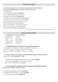 Kitchenette ?quip?e synonyme de permettre en. Cherchons Ensemble 1 Lis Le Texte Puis Observe Les Mots En Gras