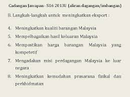 Malaysia sendiri mengeksport minyak sawit ke hampir 160 negara dengan china, india dan kesatuan eropah sebagai pasaran terbesarnya. Bengkel Pengajaran Mata Pelajaran Pengajian Am 9003 Penggal
