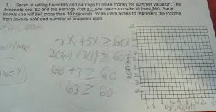 Systems Of Inequalities Word Problems Graphing Brainly Com