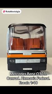 Mercedes Benz O303 Conrad. Alemania Federal. Escala 1:40. #rutanostalgia