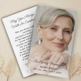 Funeral Memorial Celebration of Life Card