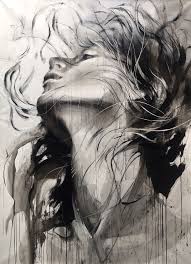 Ewa Hauton Oil On Canvas Charcoal Art Portrait Art Abstract Art Painting