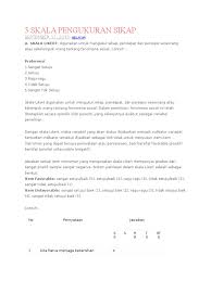 5 point likert scale template satisfaction. 5 Skala Pengukuran