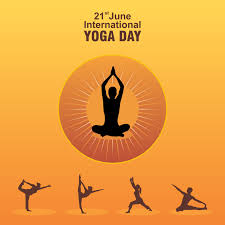United nations general assembly has declared 21st of june as an international yoga day on 11th of december in 2014. Internationales Yoga Tagesplakat Mit Posierenden Silhouetten 1200650 Vektor Kunst Bei Vecteezy