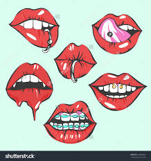 Biting Lips Clip Art Google Search Dessin Bouche Tutoriel De Dessin Dessin