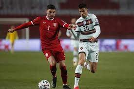 Cristiano ronaldo croit avoir marqué le but de la victoire pour le portugal face à la serbie. Ws6gz0sak M74m