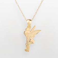 Disney Tinker Bell 18k Gold Over Sterling Silver Pendant Kids Sterling Silver Pendants Kids Jewelry Gold