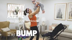 mom and baby workouts using a stroller