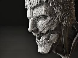 Fan Art Armoured Titan Head Sculpt Jei Wang On Artstation At Https Www Artstation Com Artwork Zwzv1 Attack On Titan Series Art Titans