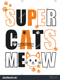 Cute Cat Slogan Vector Stok Vektor Telifsiz 1525172429 Kedi Desenler Fotograf