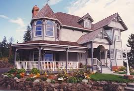 As you approach, the estates bay window turret with wrap around porch beneath leads you to the covered entry porch. Victorian House Plans Architecturalhouseplans Com