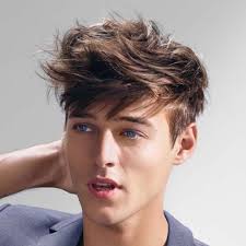 Messy textured top with short sides for men with widow's peak. 37 Messy Hairstyles For Men 2021 Guide