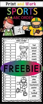 Free printable preschool english language activities for young children old to cut and paste alligator,crab, dolphin,starfish,parrotfish,fish in abc order. Abc Order Worksheets Abc Order Worksheet Abc Order Elementary Language Arts Activities