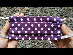 Cara Mudah Membuat Masker Kain Tanpa Mesin Jahit Easy Face Mask No Sewing Machine Tutorial Easy Face Mask Diy Sewing Machine Projects Small Sewing Projects