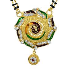 Buy Dzinetrendz Gold Plated Brass Cubic Zirconia Cz Meenakari Peacock Design Mangalsutra Tanmaniya Fashion Pendant Necklace Jewellery For Women At Amazon In Only at malabar gold & diamonds. buy dzinetrendz gold plated brass cubic