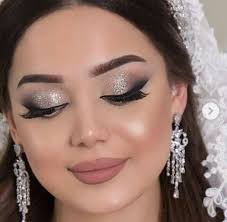 Pin By Aystar On Gelin Sac Makyaj Eye Makeup Bride Makeup Dramatic Wedding Makeup