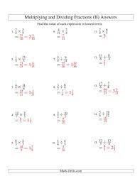 The Multiplying And Dividing Fractions B Math Worksheet Page 2 Dividing Fractions Fractions Worksheets Multiplying Fractions Worksheets