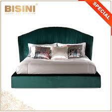 إيطاليا الأخضر المخملية مطوية النسيج اللوح الأمامي سرير منج د الفاخرة الملك حجم مجموعة أثاث غرف النوم أنيقة Buy المخملية سرير ضخم والنسيج Upholsteried السرير أنيقة أثاث Product On Alibaba Com