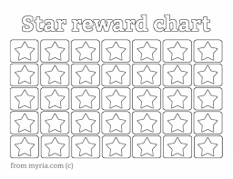 reward chart coloring reward chart template printable