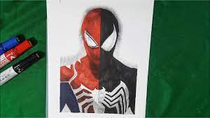 Printable venom coloring pages are a fun way for kids of all ages to develop creativity, focus, motor skills and color recognition. Spider Man Good And Bad Side Venom Coloring Pages Sailany Coloring Kids Youtube