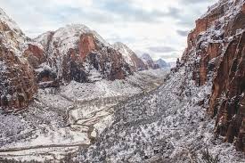 Where is zion national park? Zion National Park In Winter American Sw Obsessed