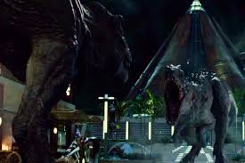 She is the latest attraction in jurassic world. Indominus Rex Vs T Rex By Avispaneitor On Deviantart
