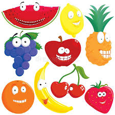 Fruit Set 9 Fruit With Funny Face Set Sponsored Set Fruit Fruit Face Funny Ad Fruit Picture Funny Fruit Illustration