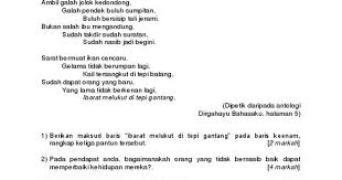 Inilah rangkuman definisi seperti melukut di tepi gantang dari berbagai. Latihan 1 Pantun Enam Kerat Pdf Google Drive