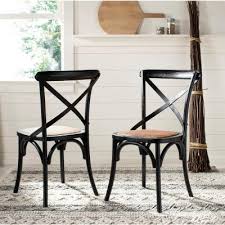 21.5 inches wide x 24 inches deep x 39 inches high. Side Chair Wicker Cross Back Dining Chairs Kitchen Dining Room Furniture The Home Depot