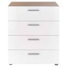 Des promotions toute l'année sur conforama ! Commode 4 Tiroirs Lake Coloris Chene Sonoma Et Blanc Vente De Commode Conforama