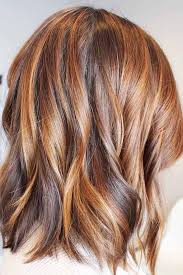 The auburn highlights further enhance the look. Highlighted Hair For Brunettes Lovehairstyles Com