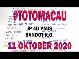 Prediksi Bocoran Rumus Totomacau 11 Oktober 2020 Jamin Joss Youtube