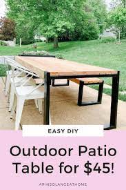 Easy Diy Outdoor Table Diy Patio Table Diy Outdoor Table Diy Patio