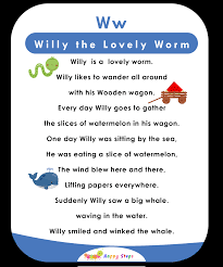 American lung association's lung force unites women and their loved ones across the country to stand together for lung health and against lung cancer. The Lovely Worm Alphabet Stories For Kids Letter W