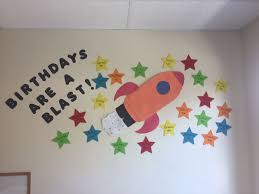 made this birthday board for my preschool class preschool