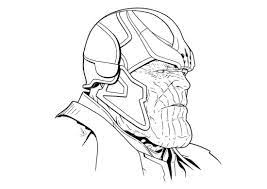 This spectacular pencil drawing of thanos has been created by comic artist mike ratera. Mad Thanos From Avengers Infinity War Coloring Pages Avengers Coloring Pages Coloring Pages For Kids And Adults