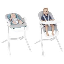Ce produit peut être utilisé en tant qu'assise pour les repas ou comme transat pour votre bébé. Chaise Haute Slick De Babymoov