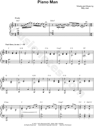 It was actually his first single ever. Billy Joel Piano Man Sheet Music In C Major Transposable Download Print Sku Mn0136667