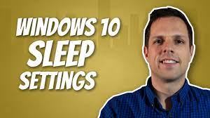 How To Stop Your Screen Going To Sleep In Windows 10 - Youtube