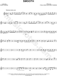 Just a nice simple ballad in the lower register that i can pick. Santana Smooth Sheet Music Trumpet Solo In C Major Download Print Sku Mn0036582