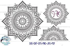 Download Mandala Svg Bundle Mandala Monogram Svg Half Mandala Svg 424264 Svgs Design Bundles