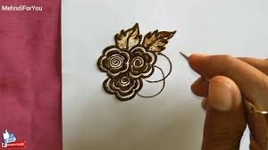 Khafif mehndi designs permissiom from apk file: Mehndi Practice Simple Floral Patch Work Mehndi Design Youtube