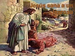 Risultati immagini per jesus cura a un leproso
