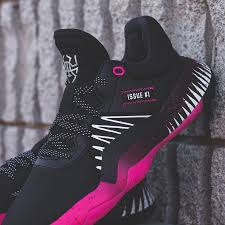 Appropriately titled to embody mitchell's determination over negativity, the shoe's name also pulls inspiration from classic comic books displaying issue numbers on the front cover as a testament to. Donovan Mitchell Shoes Black And Pink Off 68 Www Usushimd Com