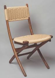 Browse a wide selection of folding chairs for sale, including folding bar stools, directors chair designs and other foldable chairs for indoor use. Hans Wegner Style Folding Rope Chair Walnut Wood