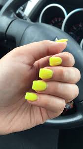 Long acrylic yellow and gray nails. Pin By Stallion On Yellow Short Square Acrylic Nails Short Acrylic Nails Pretty Acrylic Nails