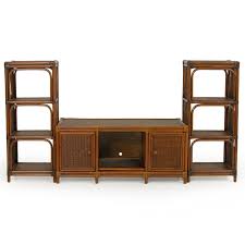 The unexpected pairing of rattan with the. Bali Rattan Plasma 3 Piece Entertainment Center Leaders Furniture