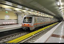 42 Amel Athens Metro Operation Company Rotem 1 At Alimos Greece By Artemis Klonos Athens Metro Athens Greece